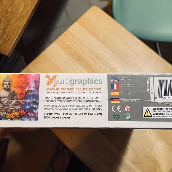 Eurographics Colorful Buddha 1000 Pcs Puzzle Sealed - Picture 2 of 4